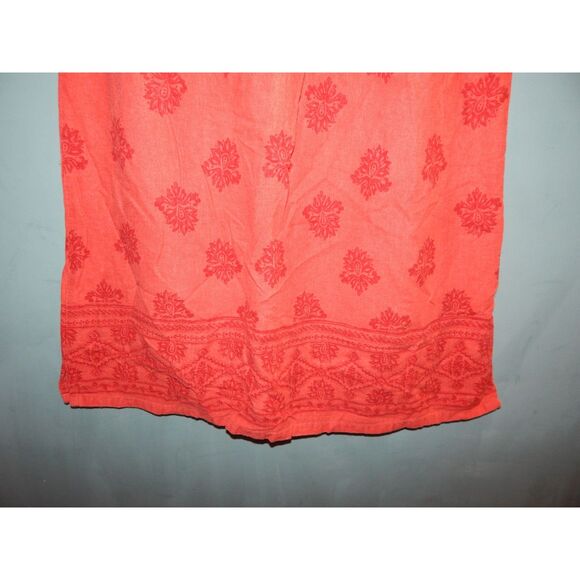 WHITE STAG women's small vintage red sandstone printed summer tank dress - Picture 4 of 6